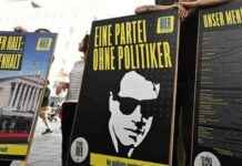 Die Bierpartei: Wahlkampagne mit neun Plakatständern in Aktion news-23082024-120935