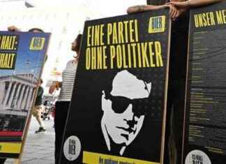 Die Bierpartei: Wahlkampagne mit neun Plakatständern in Aktion news-23082024-120935