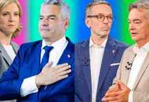 Kickl gegen Kogler: Kontroverse Debatte über Hitler-Plakate news-10092024-221429