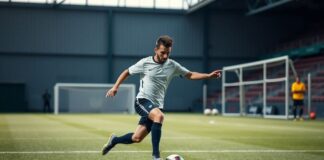 Fußball, Fitness und die Kunst, nicht aufzugeben Soccer, fitness and the art of not giving up