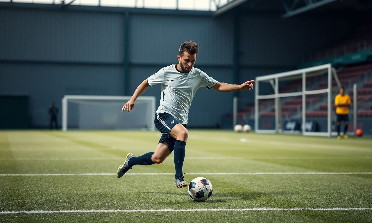 Fußball, Fitness und die Kunst, nicht aufzugeben